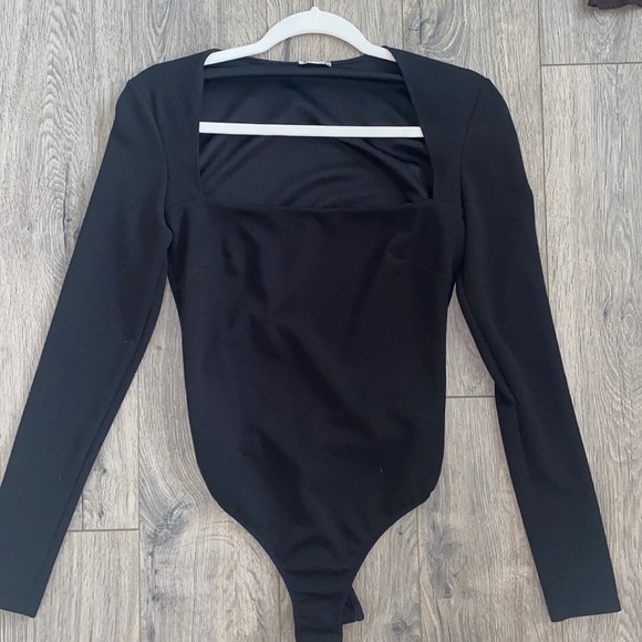 Free People Square neck bodysuit size small - Picture 1 of 3